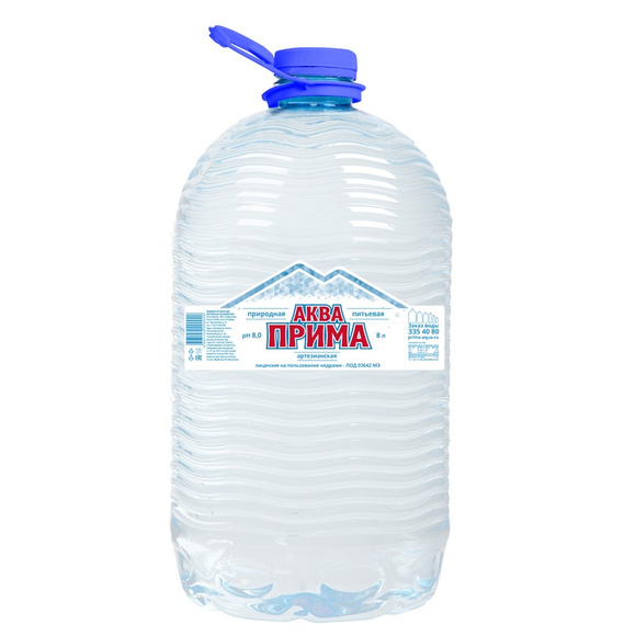 Вода питьевая Аква Прима 8 л.